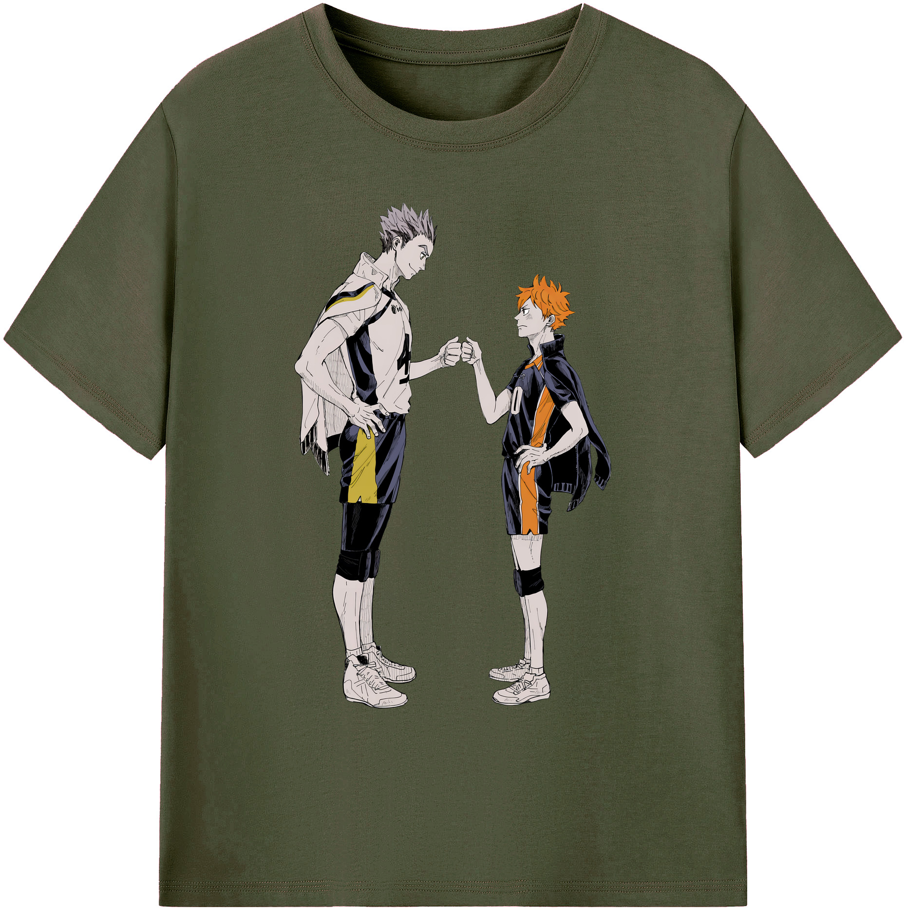 （画像用） ハイキュー!! Haikyu!! 綿100％ メンズ半袖Tシャツ｜肌触りやわらか＆通気性